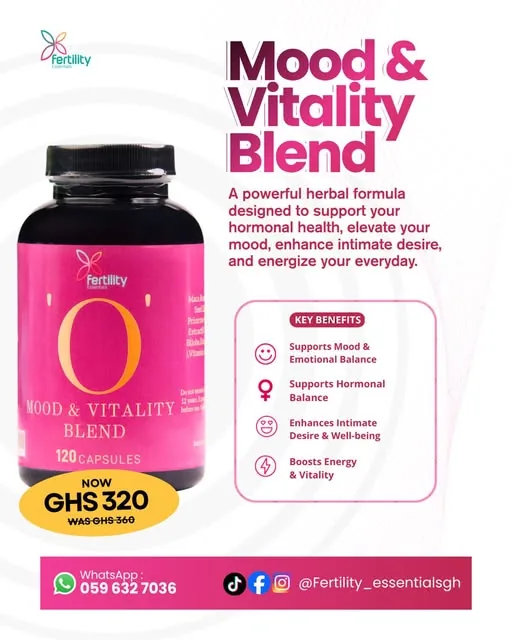Fertility Essentials Instagram artwork for Mood & Vitality Blend